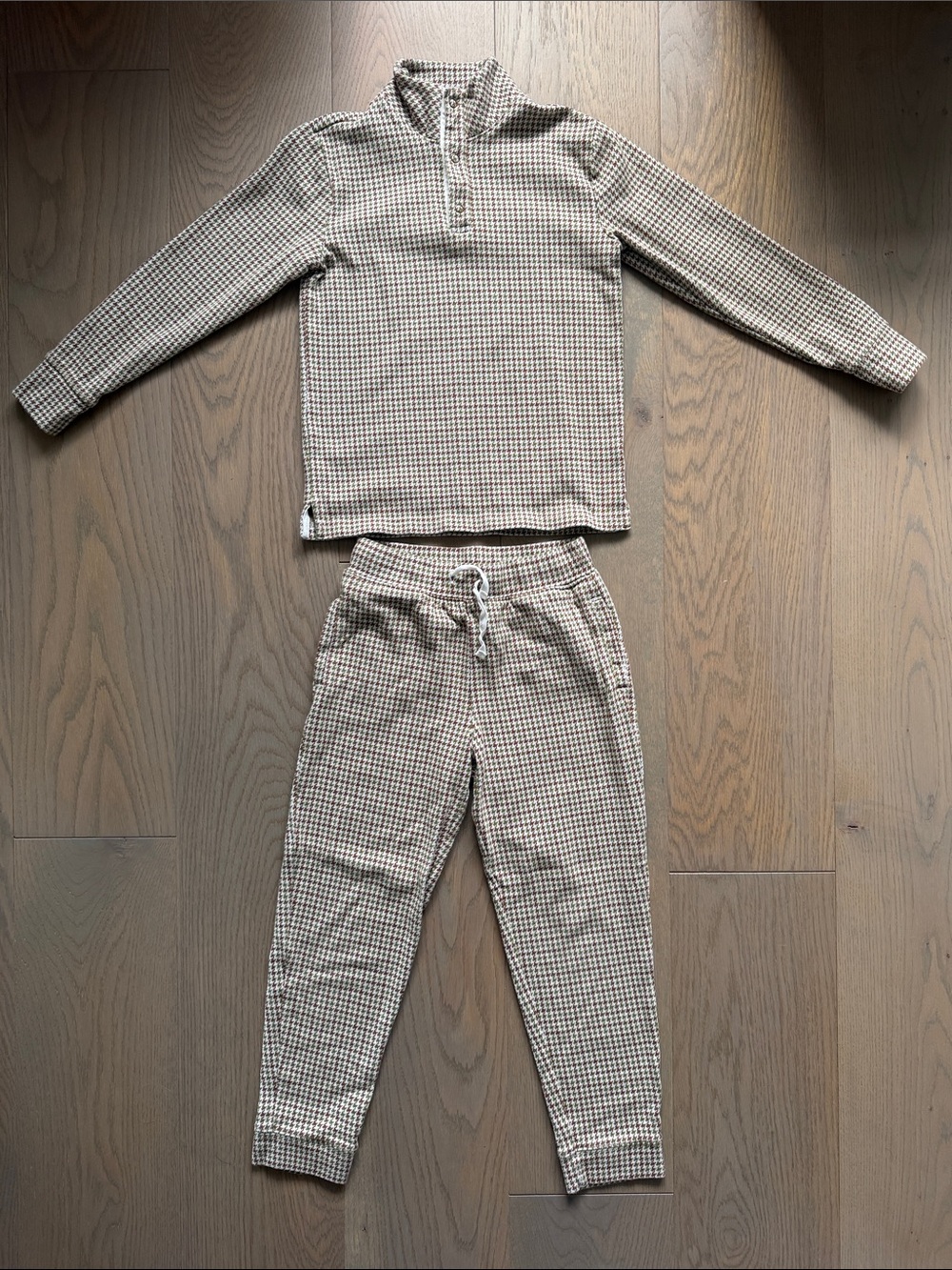 Janie and Jack Boys Houndstooth Matching Set